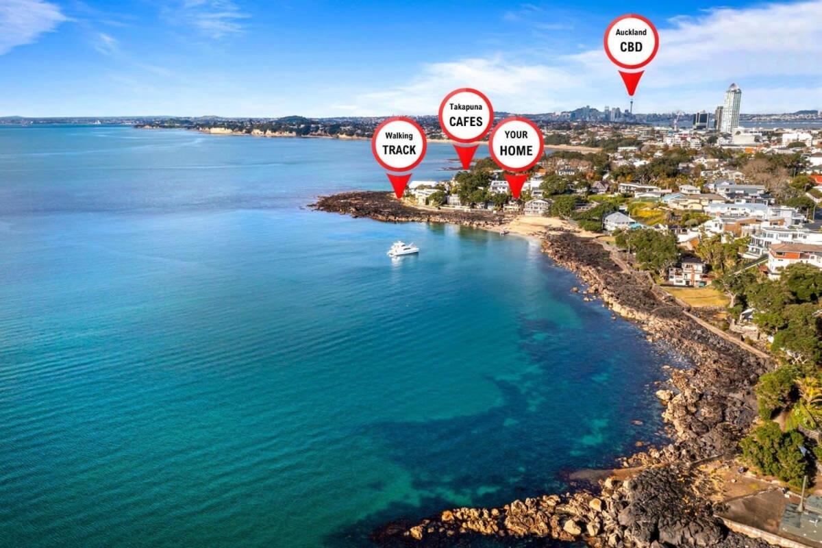 Takapuna Beachfront W Stunning Views Auckland Eksteriør bilde